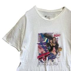 BFiA イラスト Tシャツ 古着 白 フレンズ ゴリラ ニューヨーク