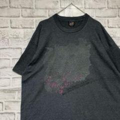 USA製90sヴィンテージTシャツ！シングルステッチ　グレー半袖古着　XL714