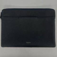 TUMI ラップトップケース　黒　皮
