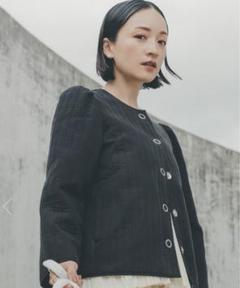 【新品】HOUSE OF LOTUS ペーパーミックスポンチョ 羽織 黒 M 新品】HOUSE OF LOTUS ペーパーミックスポンチョ 羽織 黒 M