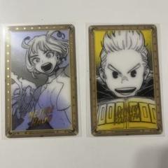 ヒロアカ展 箔押しクリアカード 波動ねじれ 通形ミリオ