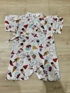 【ベビー浴衣】【甚平】【70-80cm】【ロンパース】