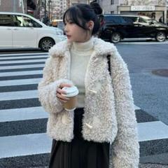 holiday ファーコート オートカラー サイズF holiday ファーコート オートカラー サイズF