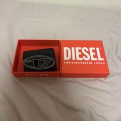 DIESEL ブラック 三つ折り財布