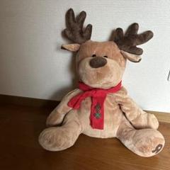 トナカイ茶色いぬいぐるみ 赤い鼻 鈴付き激レア売ってない19.5cmまあきれい トナカイ茶色いぬいぐるみ 赤い鼻 鈴付き激レア売ってない19.5cm