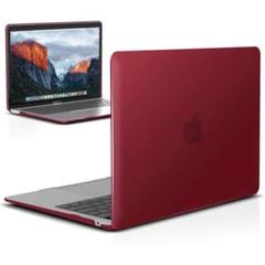 【新品】MacBook Air 13 用 ケース ハードカバーワインレッド