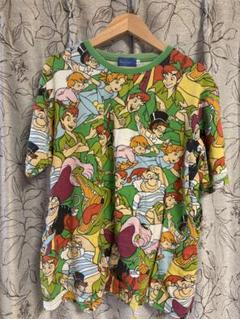 東京ディズニーリゾート ピーターパン 総柄Tシャツ Lサイズ