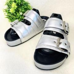【未使用】♡RABOKIGOSHI works ♡ ストーム風サンダル ラボ キゴシ ワークス RABOKIGOSHI works 50㎜本革ストーム風