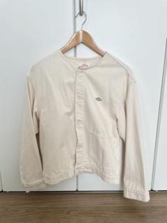 【美品】DANTON ノーカラージャケット 34 アイボリー クーポン】【セール 30%OFF】【DANTON/ダントン】ノーカラー