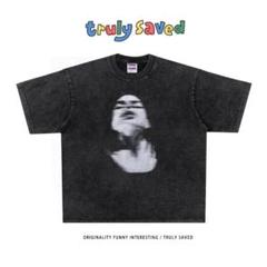 ジャンポールゴルチエ Tシャツ y2k サイバー プリント JPG y2k Horror Face t-shirt street ホラーTシャツ - メルカリ
