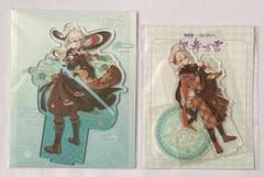 原神 イメージキャラ楓原万葉 透明カード&缶バッジ