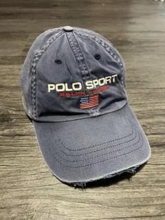 Polo Sport メッシュキャップ POLO SPORT フラグ メッシュキャップ Vintage ポロスポーツ