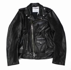 DAIRIKU Painted Double Leather Jacket
