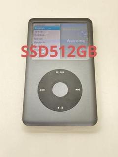 iPod classic 第7世代 160GBからSSD512GBにシルバー　銀 iPod classic 第7世代 HDD160GBからSSD512GBにグレー - メルカリ
