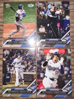 topps now ドジャース 大谷翔平 4枚セット