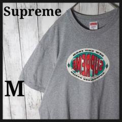 【希少カラー】シュプリーム　リバースロゴ　反転　ビックロゴ　Tシャツ　グレー