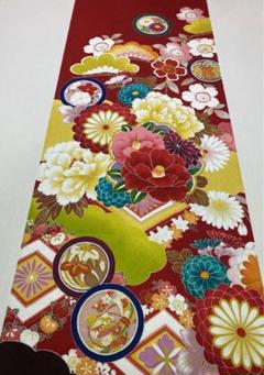 絵画 赤富士 京都 京友禅絵 キラキラ 絹 新品