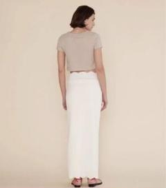 入手困難 SeaRoomlynn スカラップアメスリKnitトップス ホワイト 入手困難 SeaRoomlynn スカラップアメスリKnitトップス ホワイト
