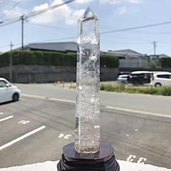 パワーストーン☆高品質レインボーヒマラヤ水晶六角柱148g☆天然石 原石 宝石
