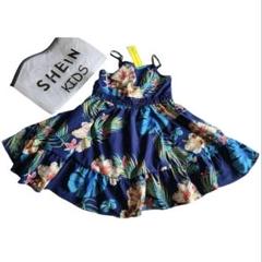 ⭐️新品未使用⭐️SHEIN キッズワンピース　ネイビー