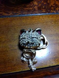 猫型キーホルダー・キーリング
