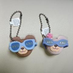 新品未使用　AULANI ダッフィー シェリーメイ キーホルダーセット　アウラニ shelliekey1-.jpg