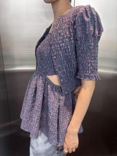 MEDI BUSTIER SET SHIRRING SHORT TOP（シャツ/ブラウス