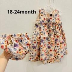 美品♡tea ベビーワンピース　キッズワンピ　12-18ヶ月のサムネイル