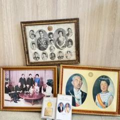 平成元年  記念  天皇ご夫婦  額入り 写真 ポスター 昭和)天皇陛下写真集及び肖像額、平成天皇御成婚写真額