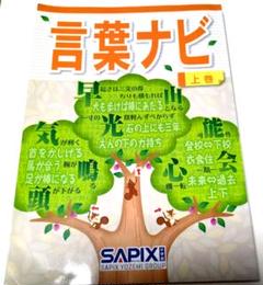 2025年最新】サピックス 言葉ナビ 下巻の人気アイテム - メルカリ