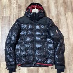 MONCLER ブラックナイロンジャケット - メルカリ