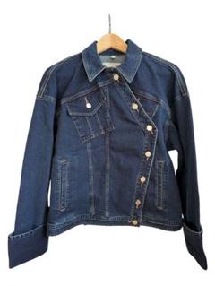 GUデニムブルゾンby rokh ✳︎新品✳︎XXLサイズ ブルーロク　　ジーユー GU】かっこよすぎて即買いしちゃった！ロングシーズン着回せる