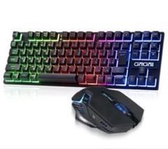 CHONCHOW ゲーミングキーボードとマウスUSB有機LED