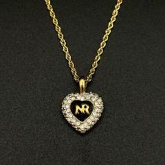 Nina Ricci Swarovski Gold Chain Necklace