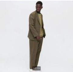 UNIQLO MARNI マルニ オリーブ セットアップ スーツ 上M 下XS 大人のユニクロ】全世界騒然。「ユニクロ × マルニ」 ほぼ世界