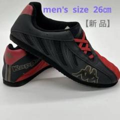 【Kappa 】men'sスポーツシューズ ・軽量メッシュ靴・カラー赤/黒26㎝