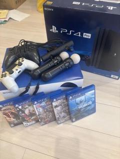 PS4 Pro 1TB本体 +PS VRセット + その他周辺機器類+ゲーム5本