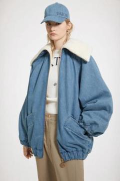 新品　patou ボンバージャケット34 Patou | リサイクルナイロン製クロップドボンバージャケット