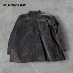 【661】ST JOHN'S BAYセントジョンズベイレザーシャツジャケット