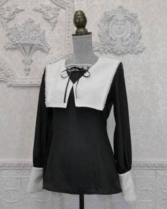 ミホマツダ ブラウス リロゼ 半袖 Sサイズ 未使用 黒 ゴシックロリータ ミホマツダ ブラウス リロゼ 半袖 Sサイズ 未使用 黒 ゴシック