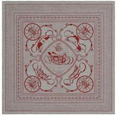 専用 HERMES カシシル スプリングス エトゥープ カレ140 【中古