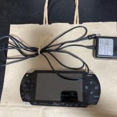 SONY PSP ブラック　動作確認済み ACアダプター付き　おまけベイブレード