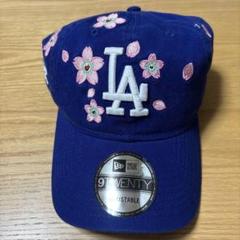 MLB ニューエラ 9FORTY ドジャース 村上隆 ブルー - メルカリ