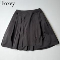 ✨2022年製✨　フォクシー　プリーツスカート　ブラック　ロング丈　美品　42 FOXEY - ✨2022年製✨ フォクシー プリーツスカート ブラック