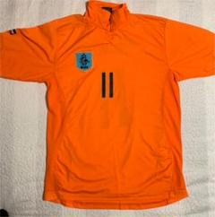 【デッドストック】サッカー　オランダ代表　ロッベン　＃11　ゲームシャツ 00s NIKE】ゲームシャツ オランダ代表 サッカーシャツ オレンジ