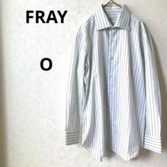 未使用級 FRAY 現行 ジャージードレスシャツ 38 ブルー ボタンダウン 未使用級 FRAY 現行 ジャージードレスシャツ 38 ブルー ボタン