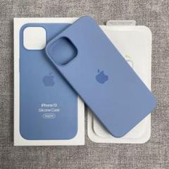 「新品未使用」iPhone 13 シリコンケース ブルー MagSafe対応