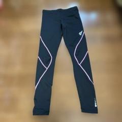 Fila レギンス　レディースLサイズブラック ×ピンク レギンス