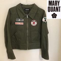 MARY QUANT ミリタリー ジャケット ライダース ブルゾン
