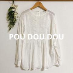 【美品】POU DOU DOUプードゥドゥ / レース　ブラウス　シャツのサムネイル